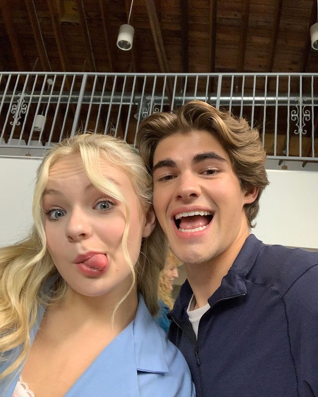 Skyler Guthrie with his co actress of Attaway General Pressley Hosbach